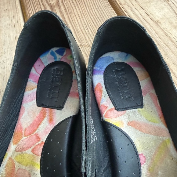 Born Black Leather Women's Loafers - Picture 5 of 7